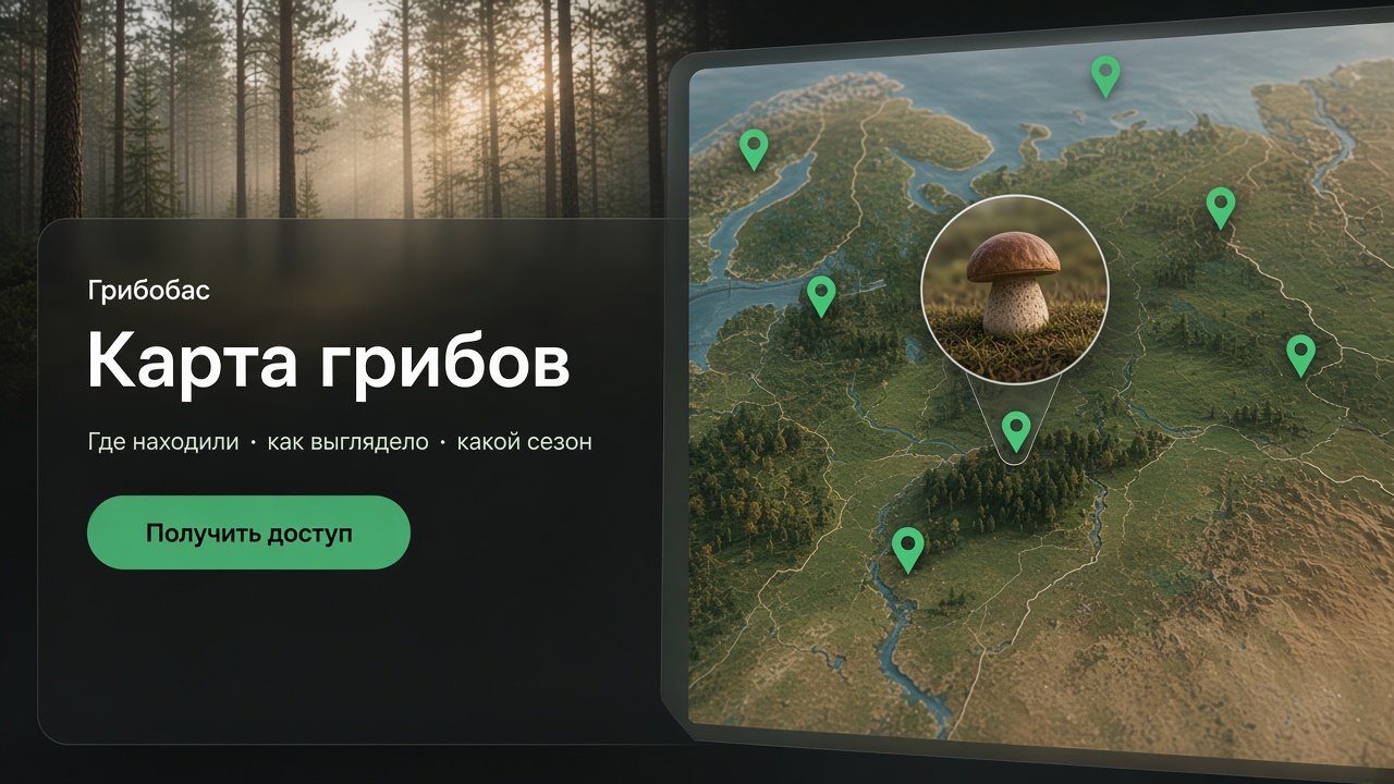 Грибы около Чехов